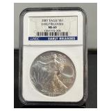2007 American Silver Eagle NGC MS 69