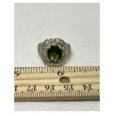Green Gemstone 925 Ring