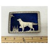 Hunting Dog Belt Buckle