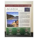 Acadia Quarter & Stamp Collection