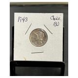 1943 Mercury Dime