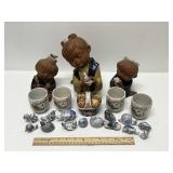 Assorted Oriental Decor & Cups