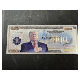 $100 Trump Commemorative Note