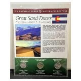 Great Sand Dunes Quarter & Stamp Collection