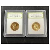 2 2000S Sacajawea Dollars INB DCAM GEM Proof