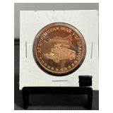 Afghanistan War Veterans 1 Oz Copper Round