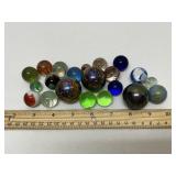 Assorted Vintage Marbles & Shooters