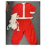 Vintage 1940s Or Early 1950s Santa Claus Suit