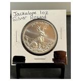Jackalope 1 Oz Silver Round