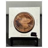 Gulf War Veterans 1 Oz Copper Round