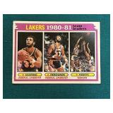 1981 Topps Abdul - Jabbar Lakers Team Leader