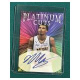 Victor Wembanyama Platinum Cuts Printed Auto