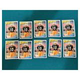 Jan Stenerud 10 Card 1984 Lot