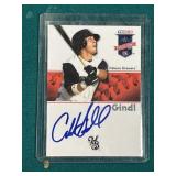 Caleb Gindl Rookie Auto