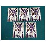 Brett Favre Vikings 5 Card Lot