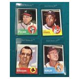 4 Card 1963 Milwaukee Braves Lot