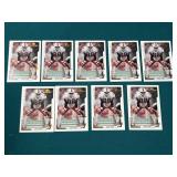 9 Card Bubba Franks Rookie Lot