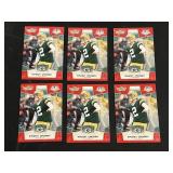 2008 SB XLIII Mason Crosby 6 Card Lot