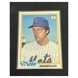 1978 Topps Jon Matlack Card