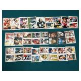 1987 25 NFL Player Sticker Insert Cards