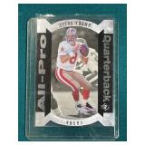 1995 Steve Young Diecut All Pro Silver Foil Card