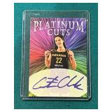 Caitlin Clark Platinum Cuts Printed Auto