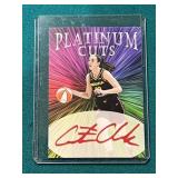Caitlin Clark Platinum Cuts Printed Auto