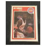 1989 Fleer HOF Joe Dumars Card
