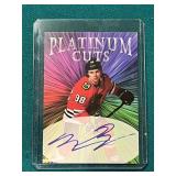 Connor Bedard Platinum Cuts Printed Auto