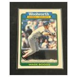 1990 Woolworths HOF Wade Boggs Card