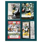 4 Card Aaron Rodgers Card Lot