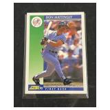 1992 Score Don Mattingly Card