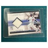 Chipper Jones Jersey Card