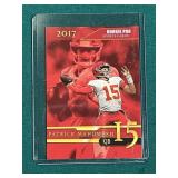 Patrick Mahomes 2017 Rookie Pro Sports Cards Rooki