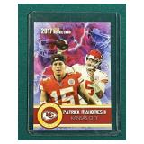 Patrick Mahomes 2017 Rookie Gems Gold Rookie Card