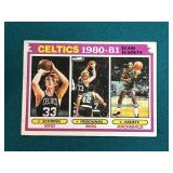 1981 Topps Larry Bird Celtics Leader