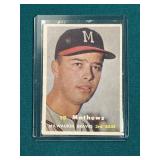 1957 Eddie Mathews Milwaukee Braves Card