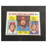 1984 Topps Saves Leaders Card