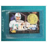 1996 Dan Marino Card/ Coin