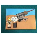 Bart Simpson In Your Face Saddam