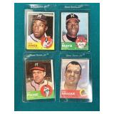 1963 Milwaukee Braves 4 Card Lot