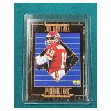 Joe Montana 1995 Predictor Gold Promo Card