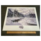 Derk Hansen 'Quiet Grandeur' Mountain Stream Conse