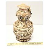 1970's National Silver Company Ceramic Wise Owl Co