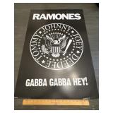 Ramones 'Gabba Gabba Hey!' Music Poster