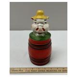 Regal Old McDonald's Farm Pig Grease Jar