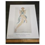Abraham Walkowitz 'Isadora Duncan In Green, Dancin