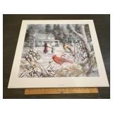 Bradley Jackson 'January Calm' Cardinal Winter Pri