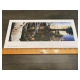 Mark Daehlin 'Closing Time' Cabin Wildlife Print