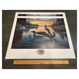 Derk Hansen 'Dawns Early Light' Loon Prints